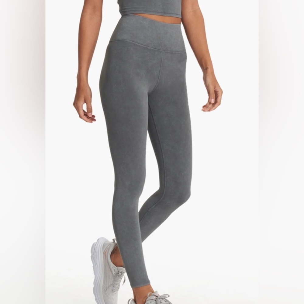 Vuori Washed Studio Legging Gray Washed Charcoal Ladies XS